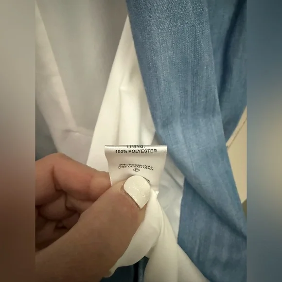 Generation Love Light Blue Ruched-Sleeve Blazer - Picture 5 of 5